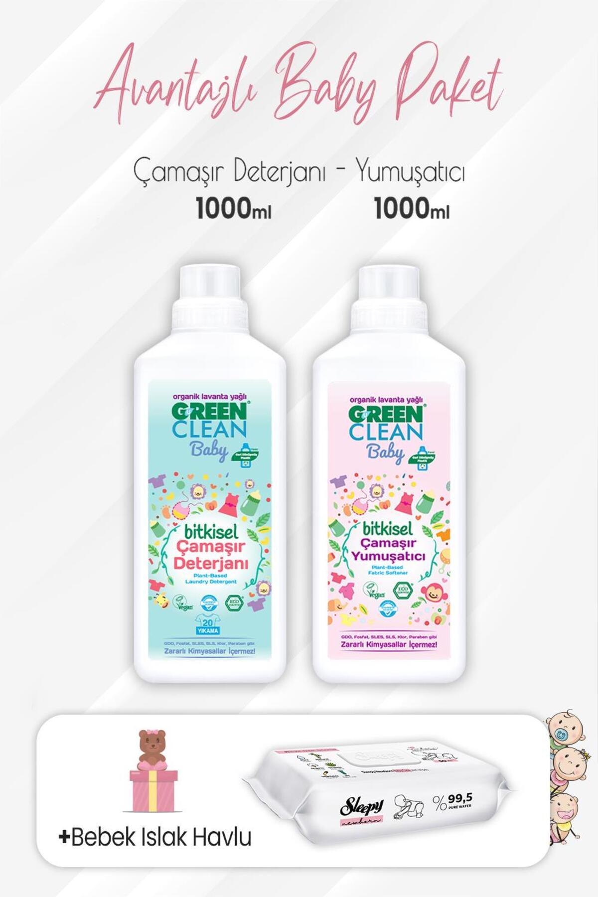 Baby Deterjan, Yumuşatıcı 1 lt ve Yenidoğan Devam 50'li