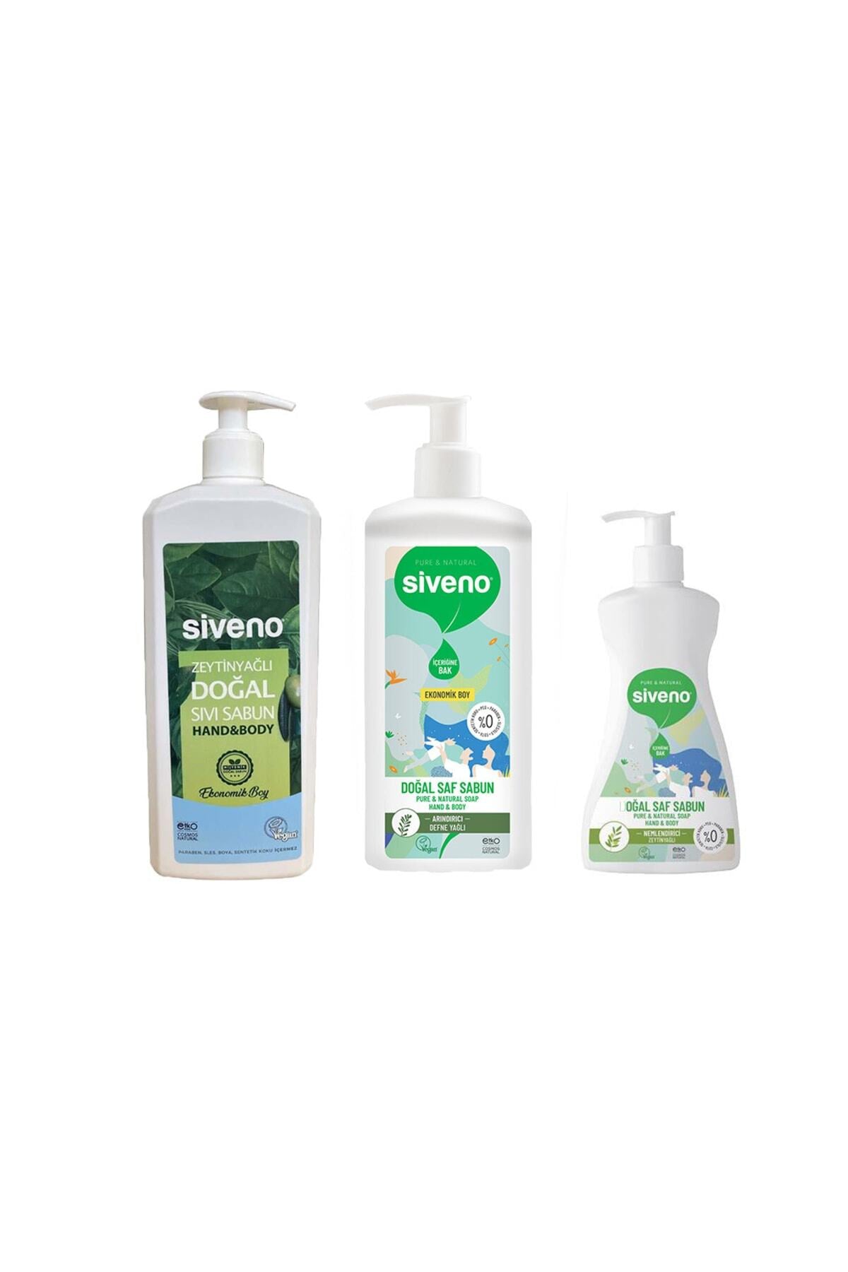 Saf Sabun Pure Natural Zeytinyağlı 300 Ml, Sıvı Sabun Zeytinyağlı Ve Defne Yağlı 1 Lt