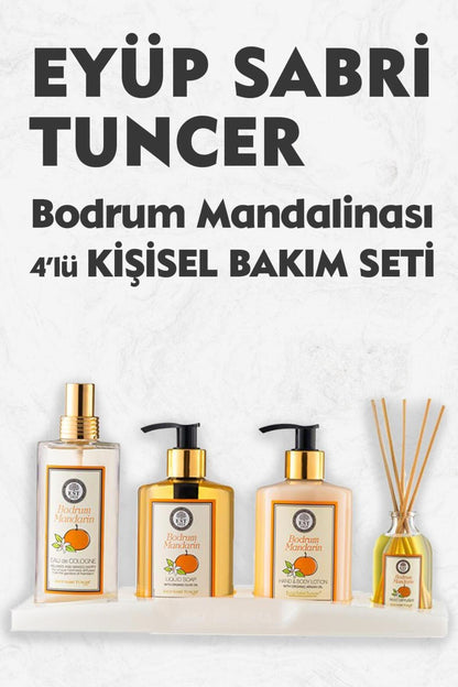 Bodrum Mandalinası 4'lü Kişisel Bakım Seti
