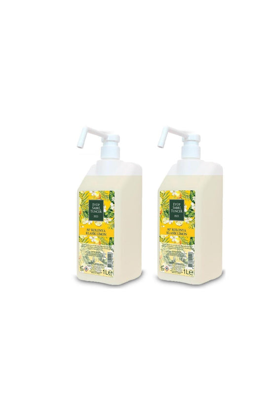 Klasik Limon Kolonyası 80 Derece 1 Lt Sprey Başlıklı X 2 Adet
