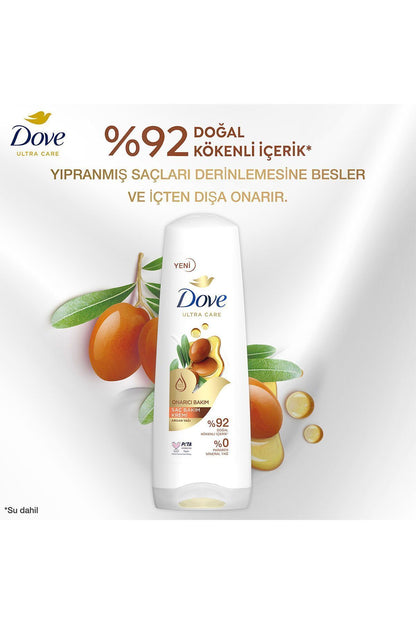 Ultra Care Saç Bakım Kremi Onarıcı Bakım Argan Yağı 350 ml X3