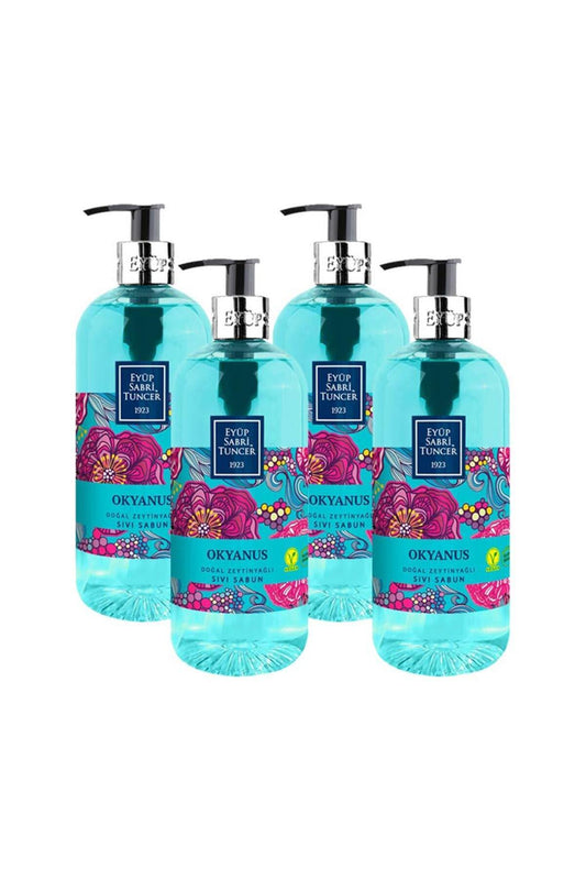 Zeytinyağlı Sıvı Sabun Okyanus 500 ml x 4