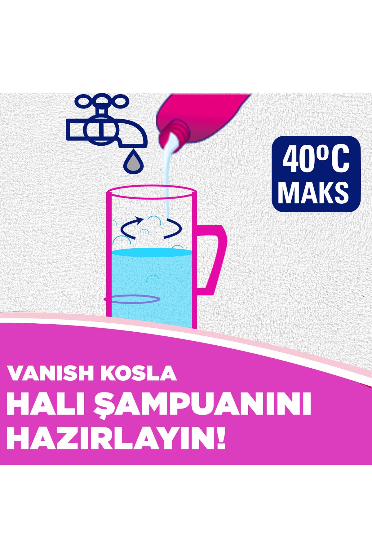 Halı Şampuanı Makinede 850 ml