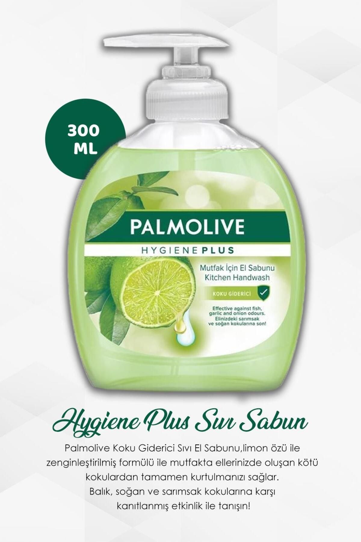 6'lı Set Palmolive Hygiene Plus Koku Giderici Sıvı Sabun 300 ml ve ROSIE