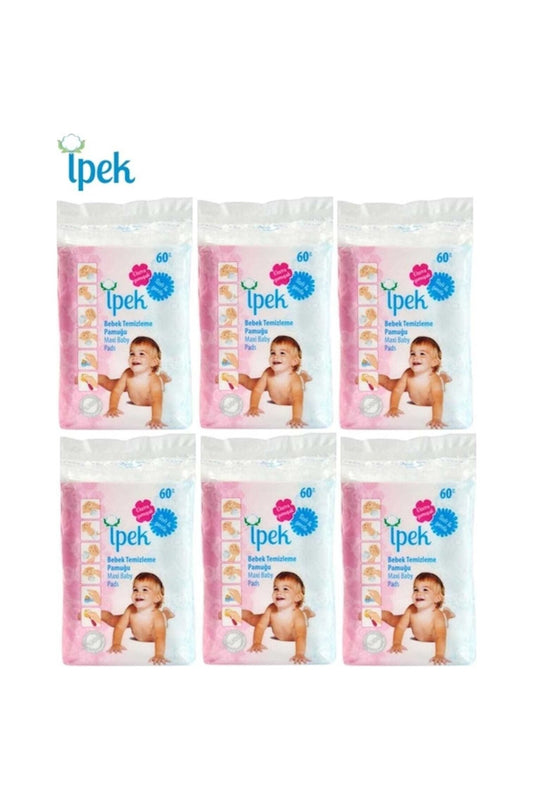 Bebek Temizleme Pamuğu 360 Adet (6Pk*60)