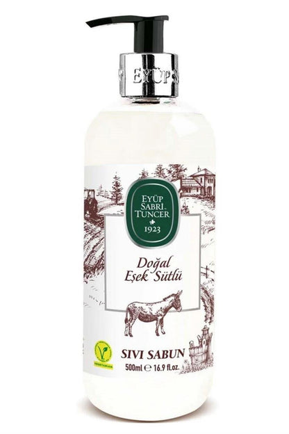 Doğal Eşek Sütlü Sıvı Sabun 500 ml x 3 Adet