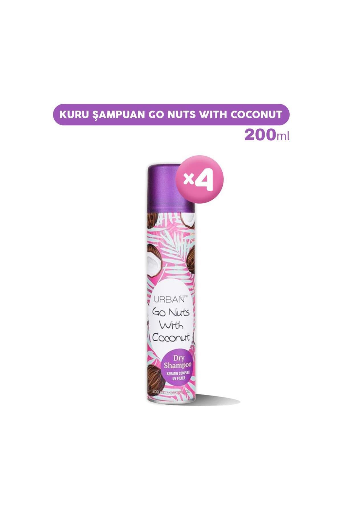 Kuru Şampuan Go Nuts With Coconut 200 ml X 4