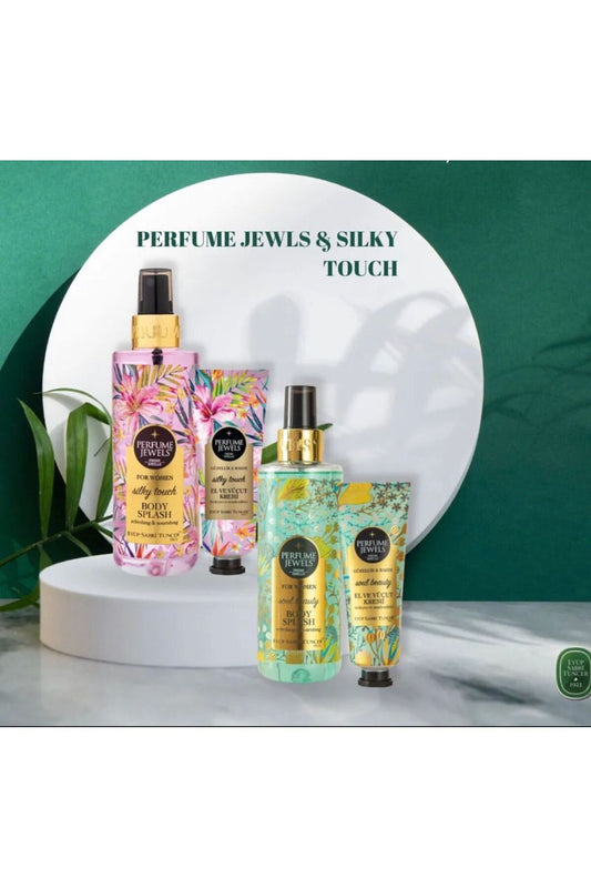 EYÜP SABRİ TUNCER SİLKY TOUCH-SOUL BEAUTY İKİLİSİ, VÜCUT SPREYİ 250ML X 2, KREM 50ML X 2