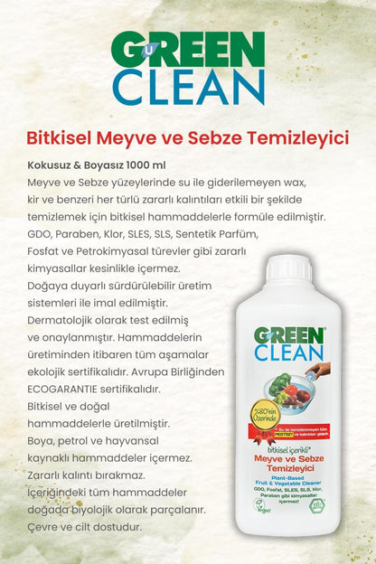 1000ml Bulaşık Jel Det. ve Meyze Sebze Tem. 1000 ml, Rosie Hediye