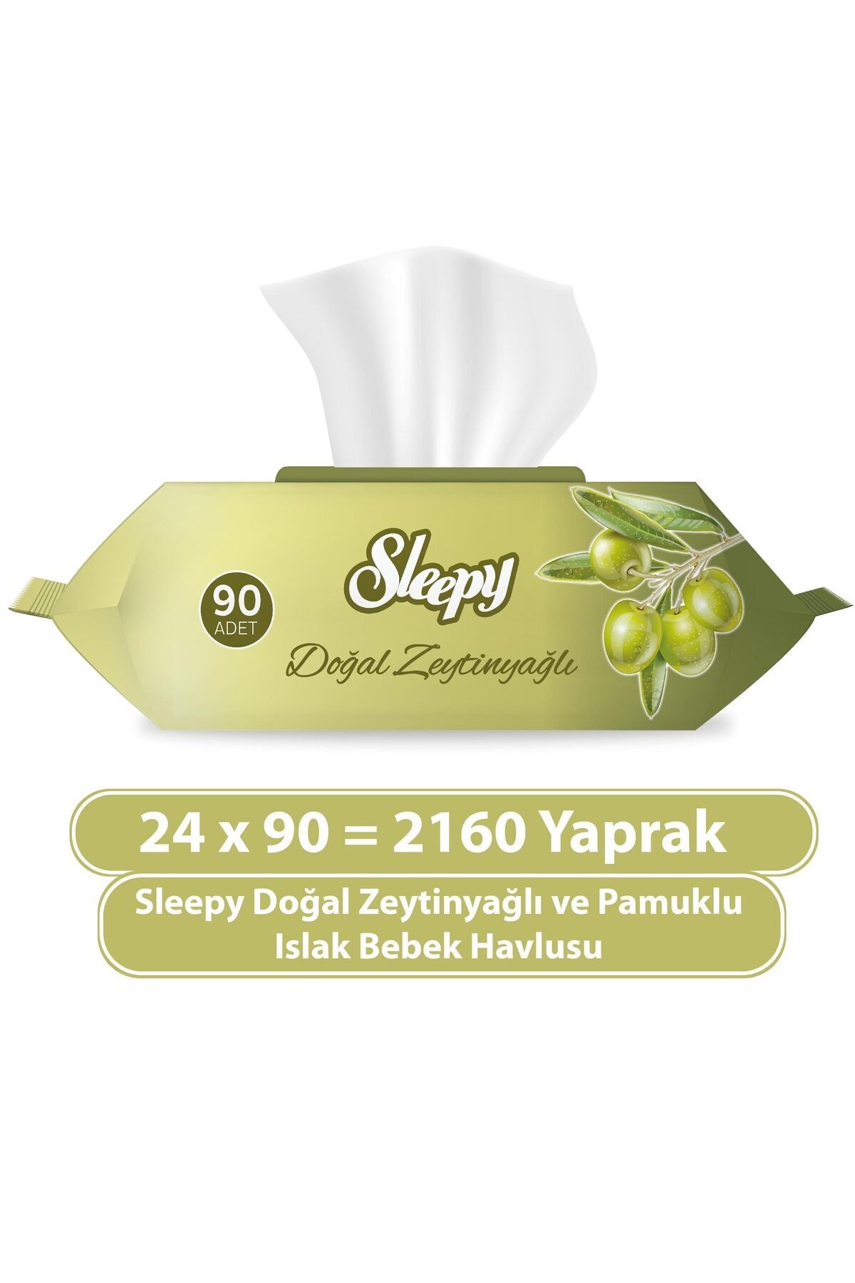 Zeytinyağlı Islak Havlu 24x90'lı (2160 YAPRAK)