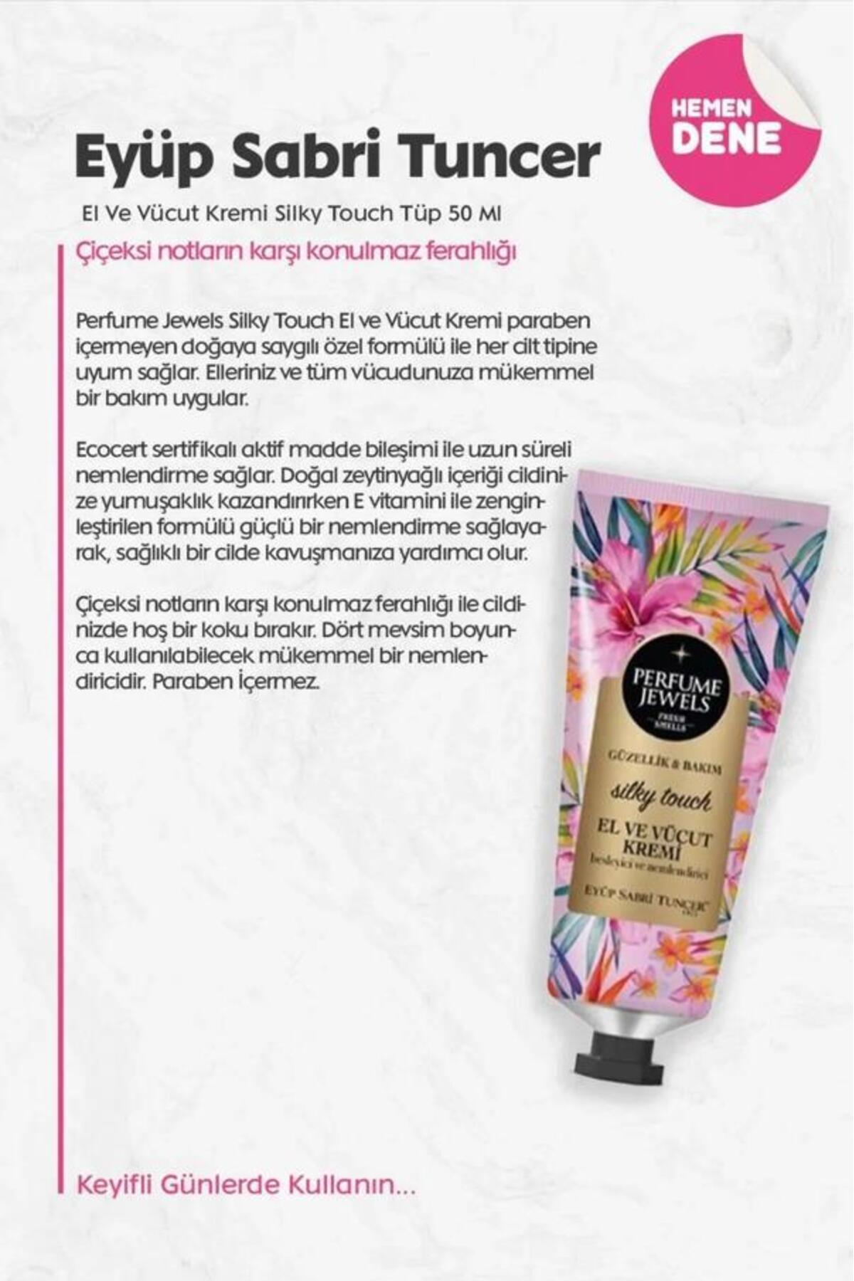 El Ve Vücut Kremi Silky Touch 50 Ml 5 AL 4 ÖDE ve Rosie
