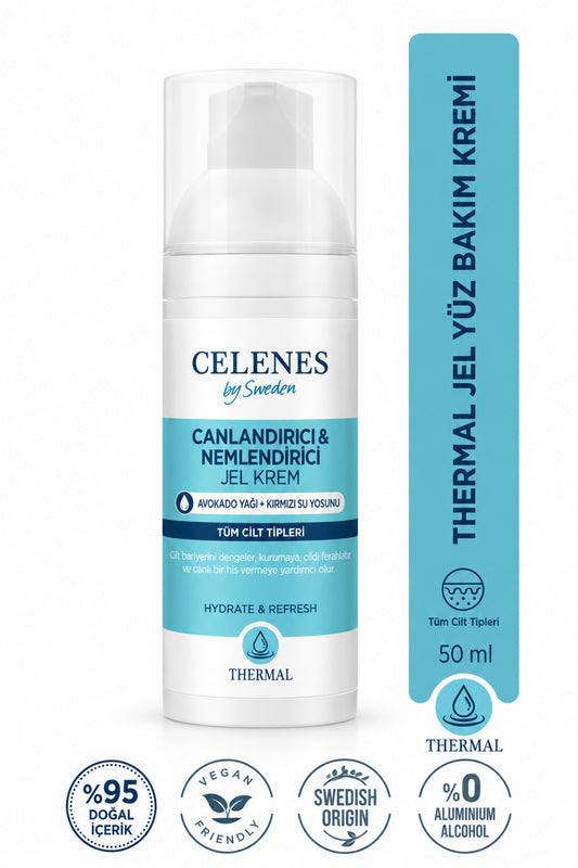 Nemlendirici ve Canlandırıcı Thermal Jel Günlük Bakım Kremi 50 ml