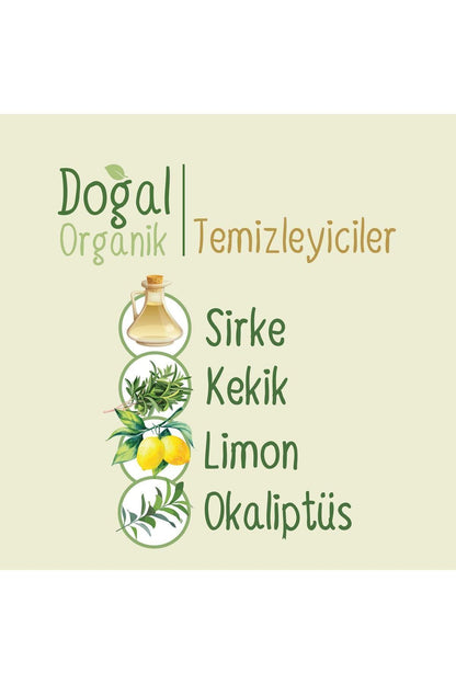 Doğal Organik Pamuklu Temizlik Havlusu 3x50