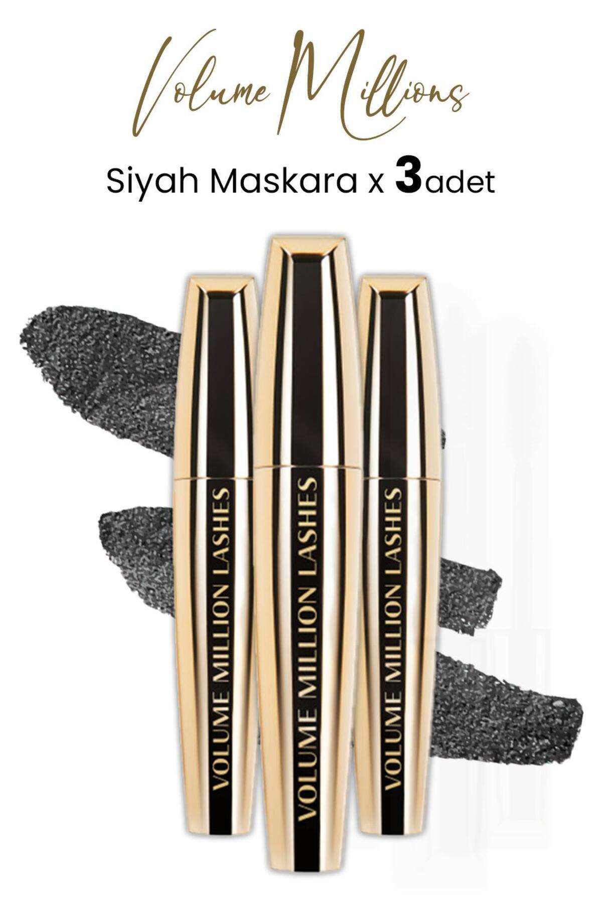 Volume Millions Lashes Maskara Siyah X 3 Adet