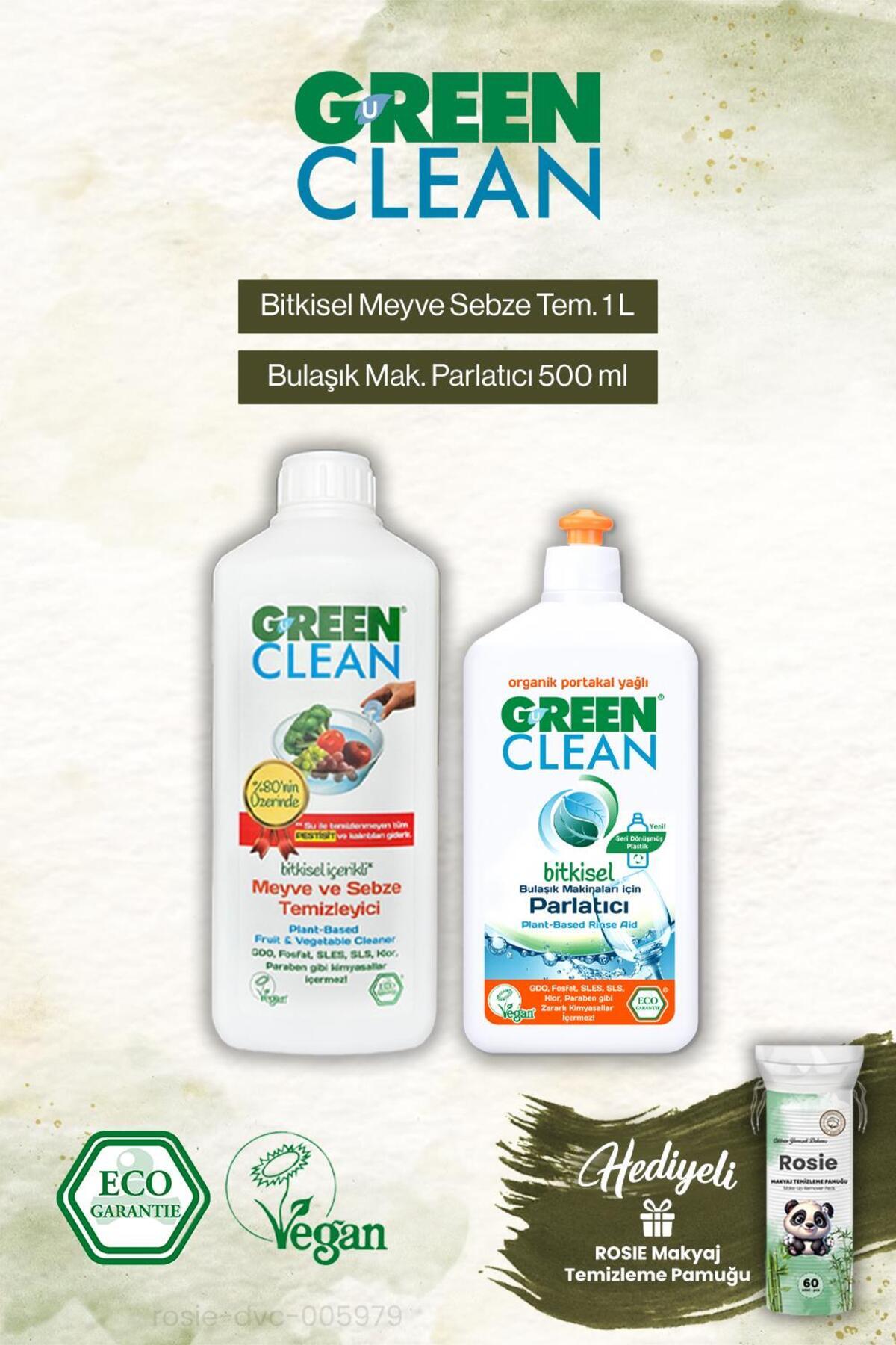 Bulaşık Mak. Parlatıcı 500 ml ve Meyze Sebze Tem. 1000 ml, Rosie Hediye