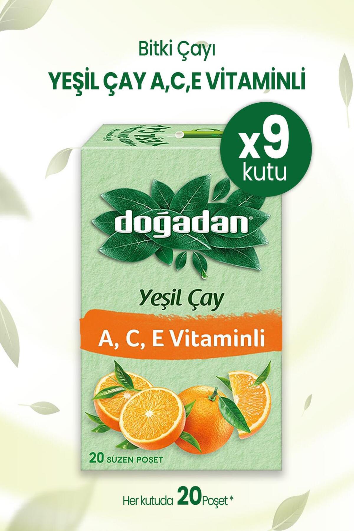 Yeşil Çay A,C,E Vitaminli 20 'Li x 9 Adet
