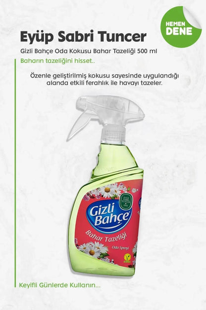 11 AL 10 ÖDE Gizli Bahçe Oda Kokusu Bahar Tazeliği 500 ml ve ROSIE