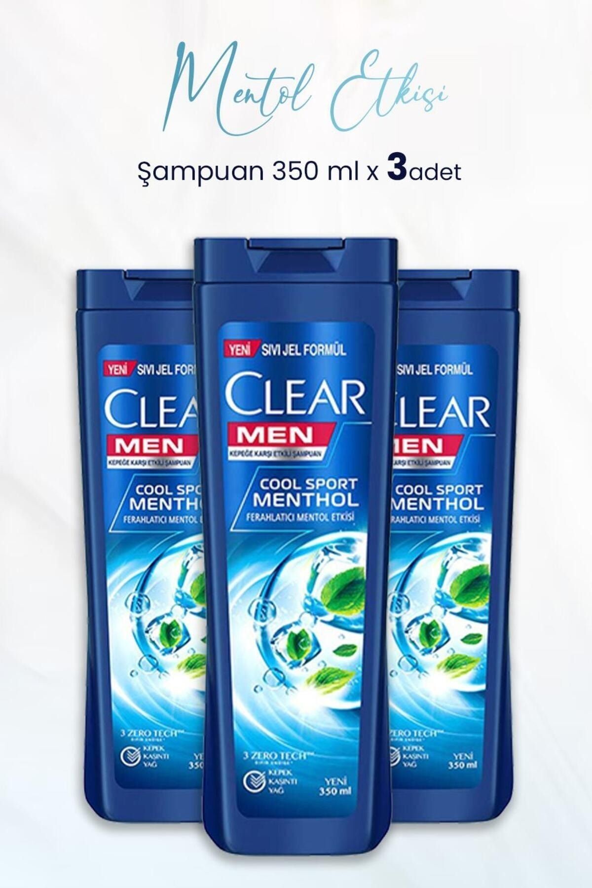 350 Ml Men Şampuan Cool x3 Adet