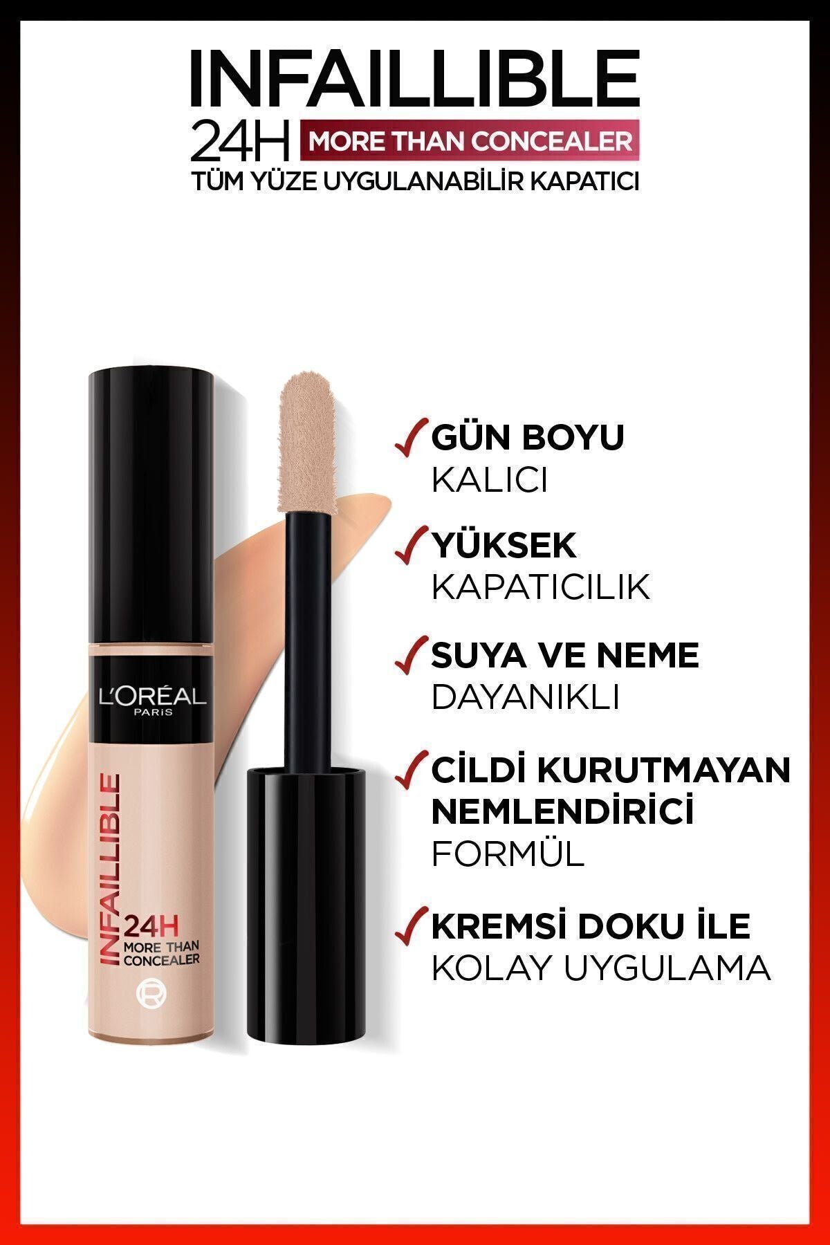 Infaillible Tüm Yüze Uygulanabilir Kapatıcı 322 Neutre Concealer