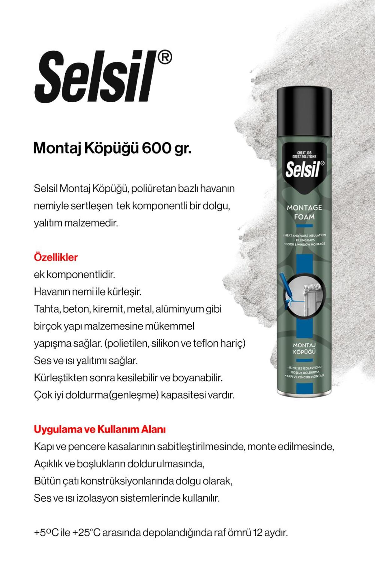 5 x 600 gr Montaj Köpüğü ve Rosie