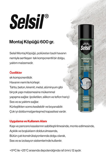 5 x 600 gr Montaj Köpüğü ve Rosie