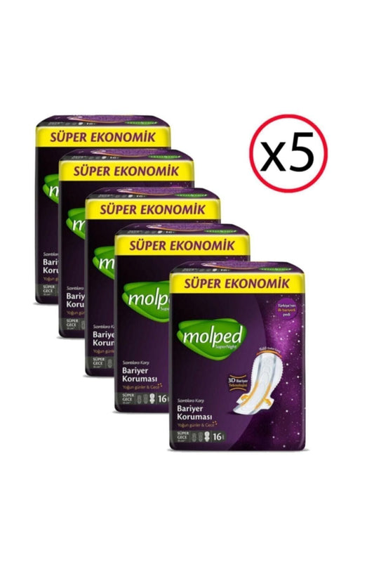 Süpernight Plus Gece 16'lı x5 Adet