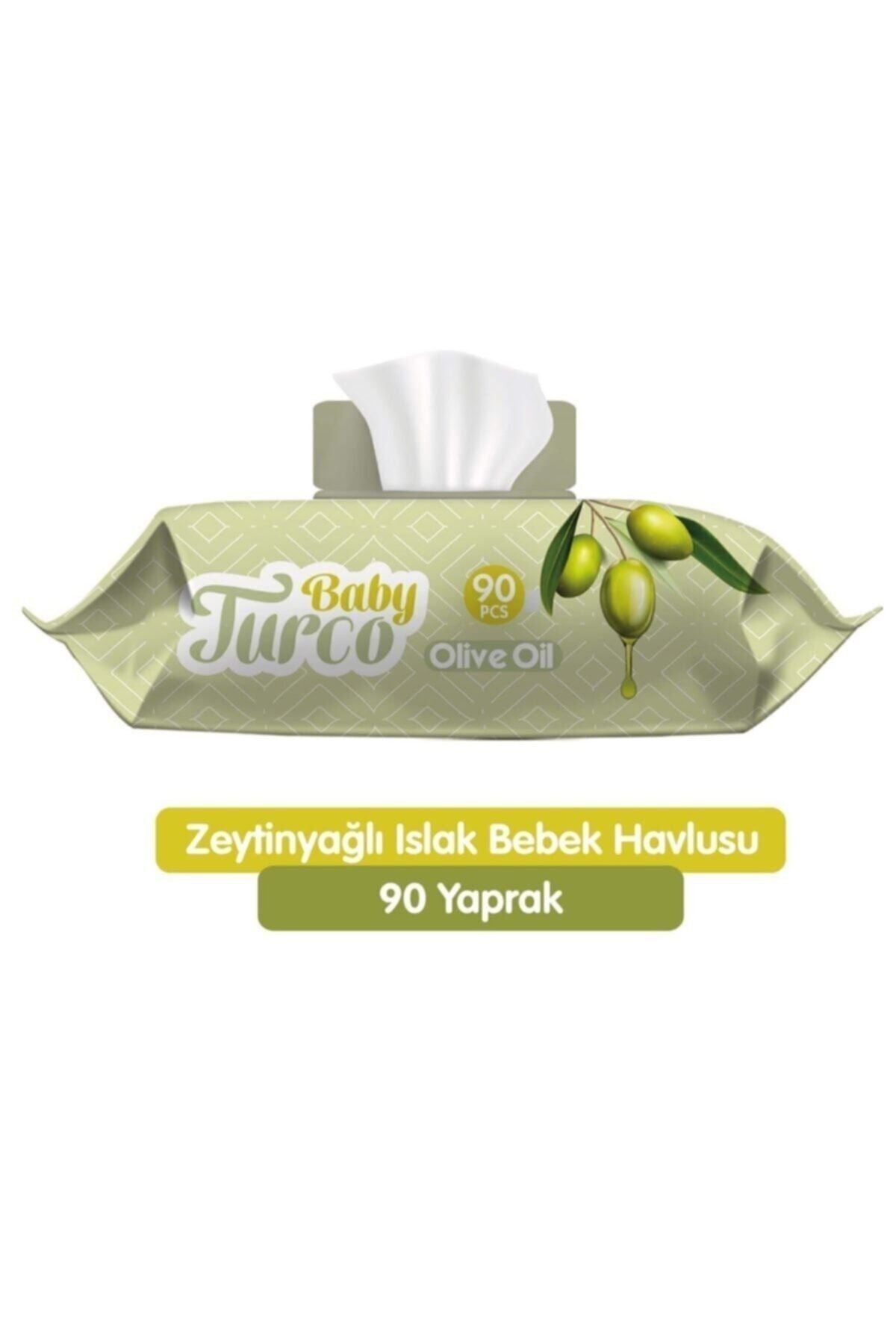 Turco Baby Islak Havlu 90'lı Zeytinyağlı