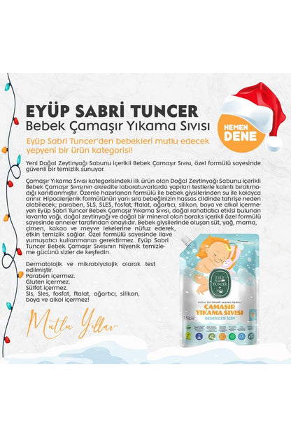 Bebek Çamaşır Yıkama Sıvısı 1500 ml