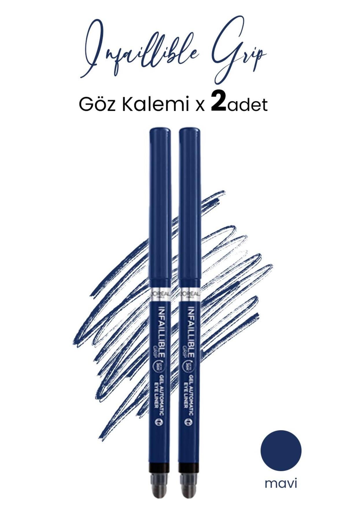 Infaillible Grip Automatic Jel Göz Kalemi Yoğun Mavi X 2 Adet