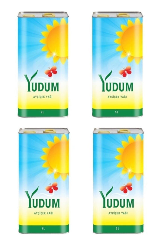 4 Adet Ayçiçek Yağı 5lt