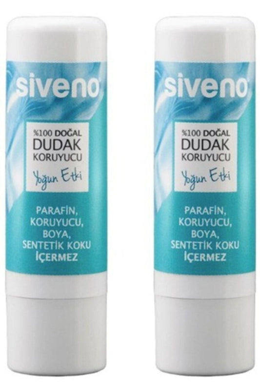 %100 Doğal Dudak Koruyucu Yoğun Etki Lipbalm Krem Nemlendirici Parlatıcı Onarıcı 6 G X 2 Adet