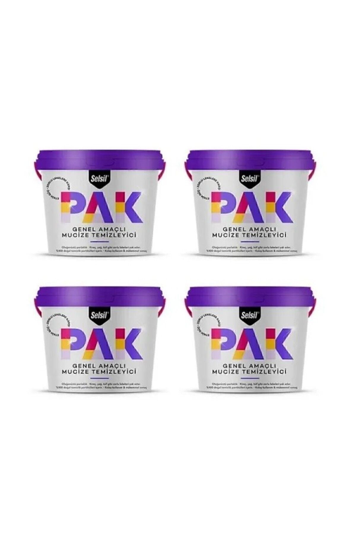 4 Adet Pak Genel Amaçlı Mucize Temizleyici Krem 4 X 500 Gr