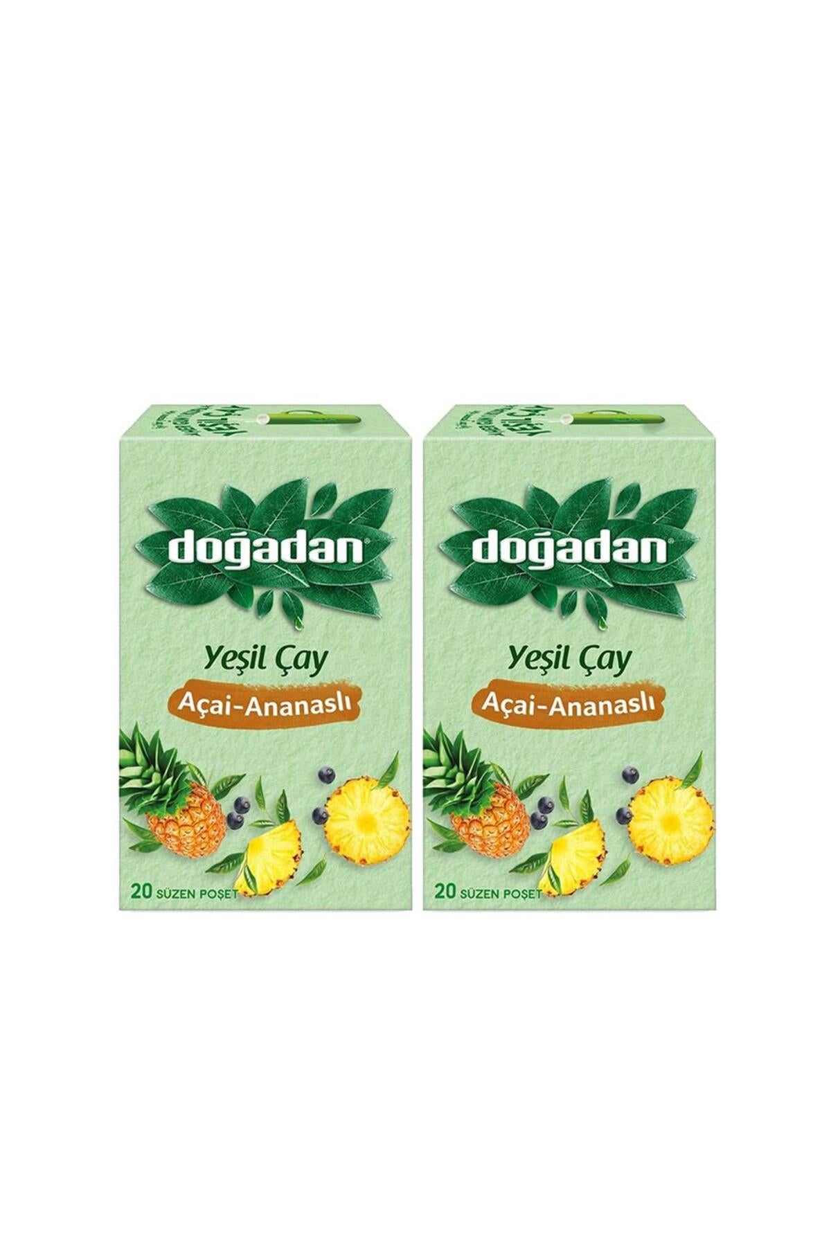 Yeşil Çay Açai Ananaslı Bardak Poşey Çay x 2 Adet