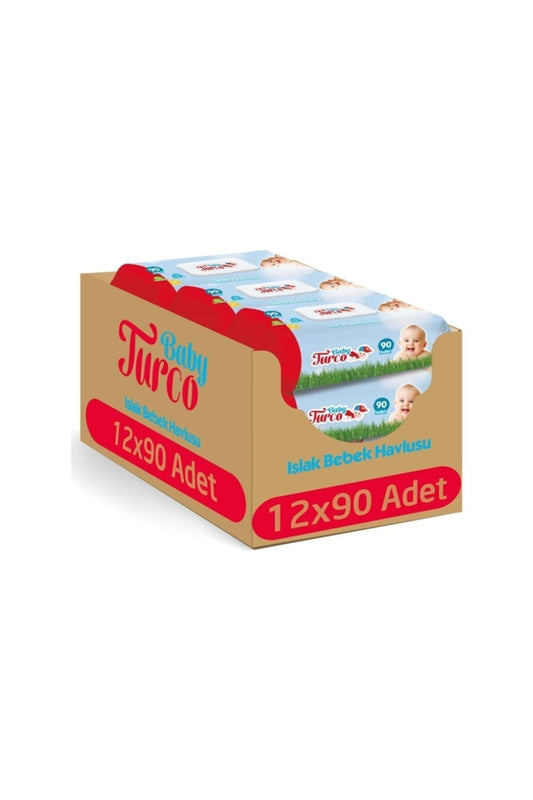 Islak Mendil Havlu 90 Yaprak X 12 Adet