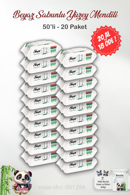 Easy Clean 20 AL 18 ÖDE Yüzey Temizlik Havlusu 50' li ve ROSIE