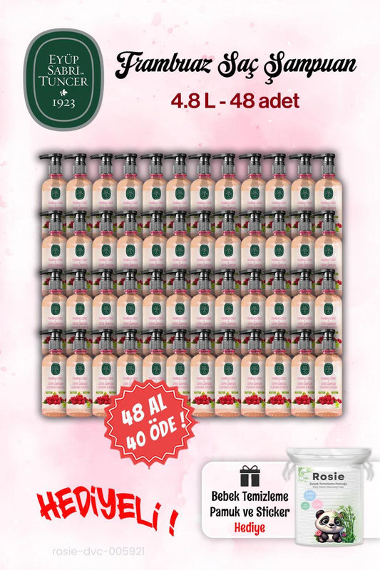 48 AL 40 ÖDE Şampuan Sirke Frambuaz 100 ml ve Rosie