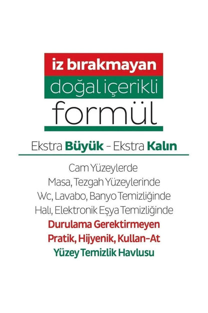 Easy Clean Yüzey Temizlik Havlusu 100 Yaprak (4 Adet)