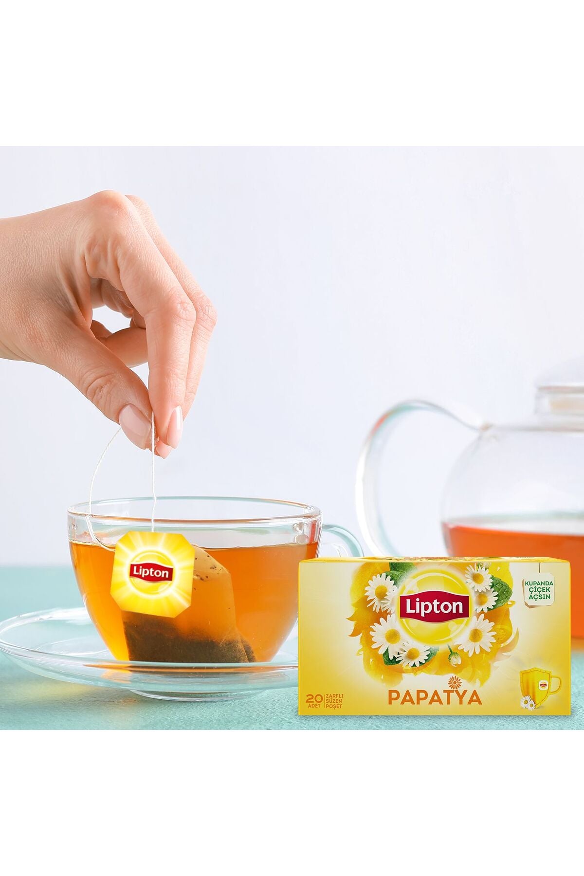 Papatya Bitki Meyve Bardak Poşet Çayı, 20'li