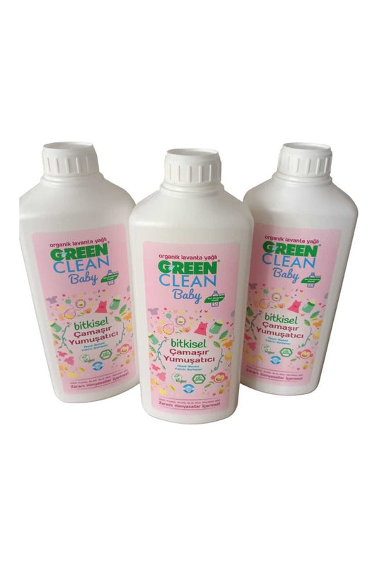 Green Clean Green Clean Baby Bitkisel Çamaşır Yumuşatıcı 1000ML 3lü Set