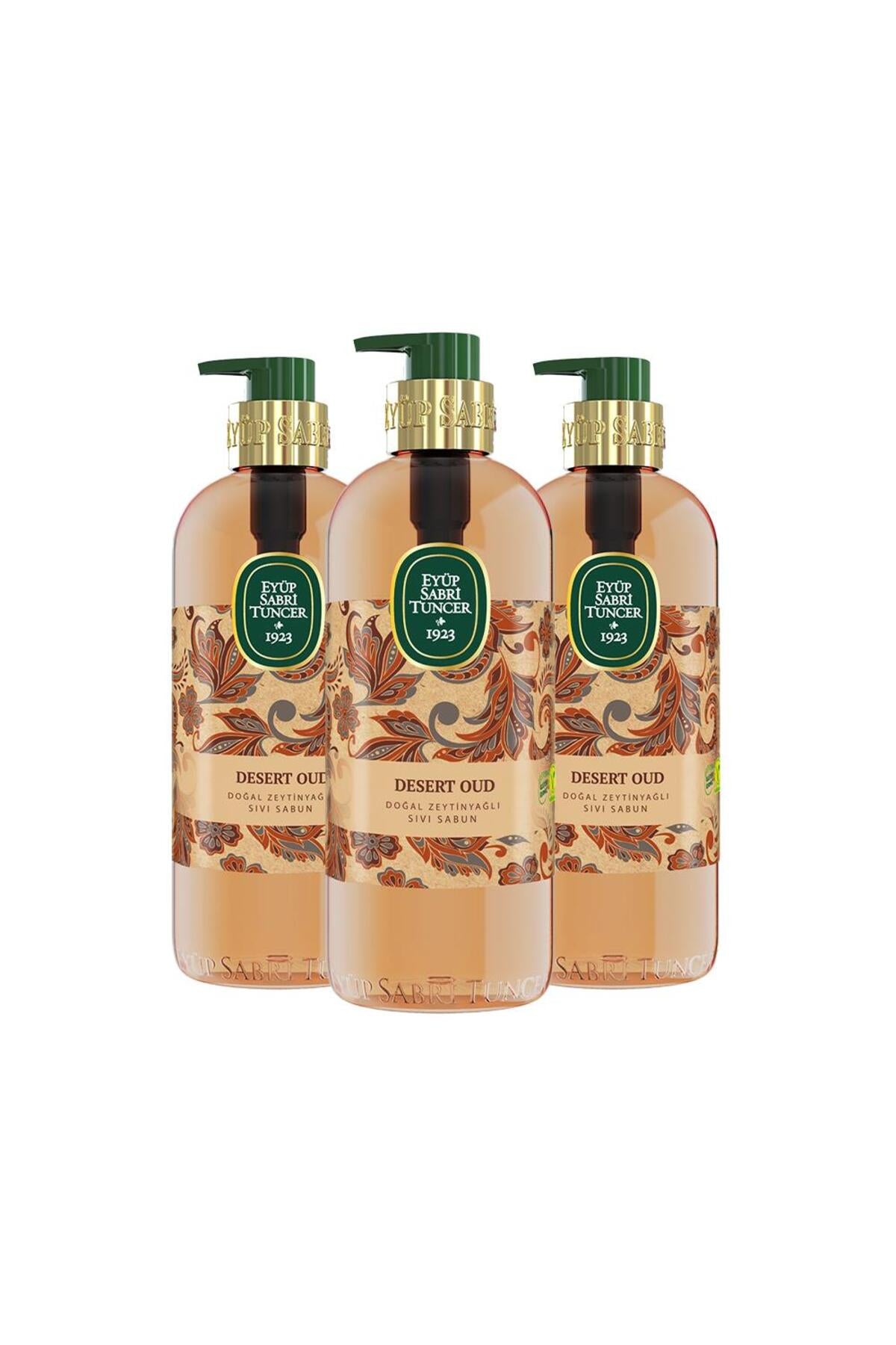 Desert Oud Doğal Zeytinyağlı Sıvı Sabun 500 ml x 3