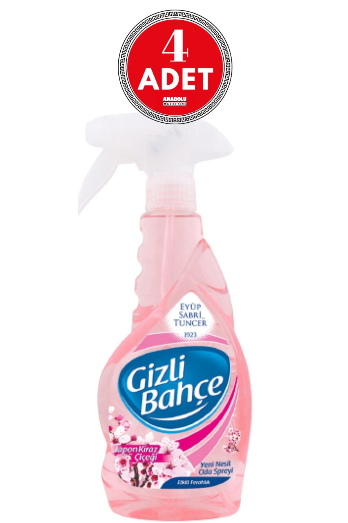 Gizli Bahçe Oda Kokusu Japon Kiraz Çiçeği 500 ml x 4 Adet