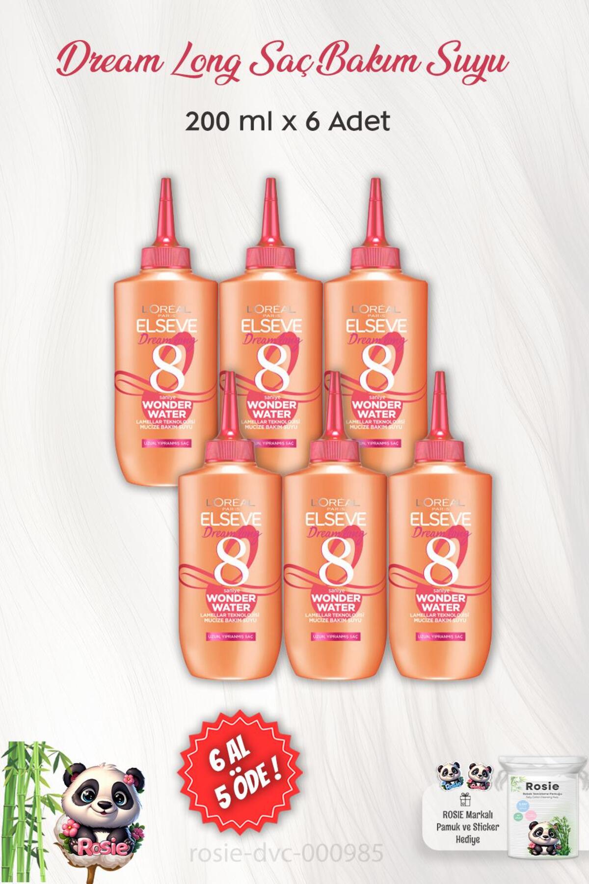 6 AL 5 ÖDE Dream Long Mucize Saç Bakım Suyu 200 ml ve ROSIE