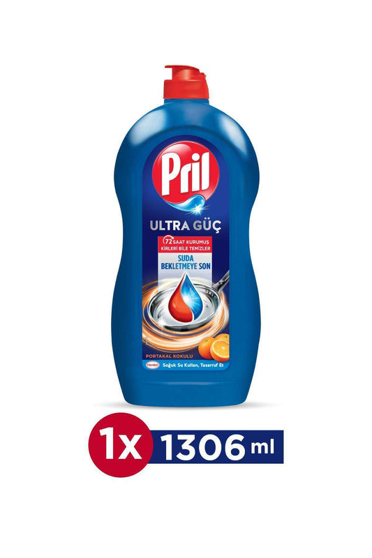 Ultra Güç Sıvı Bulaşık Deterjanı Adana Portakalı 1306 ml Hijyen Soğuk Suda Etkili
