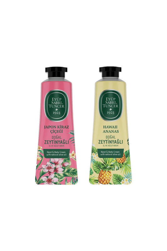 El ve Vücut Kremi Japon Kiraz Çiçeği ve Havaii Ananas 50 ml