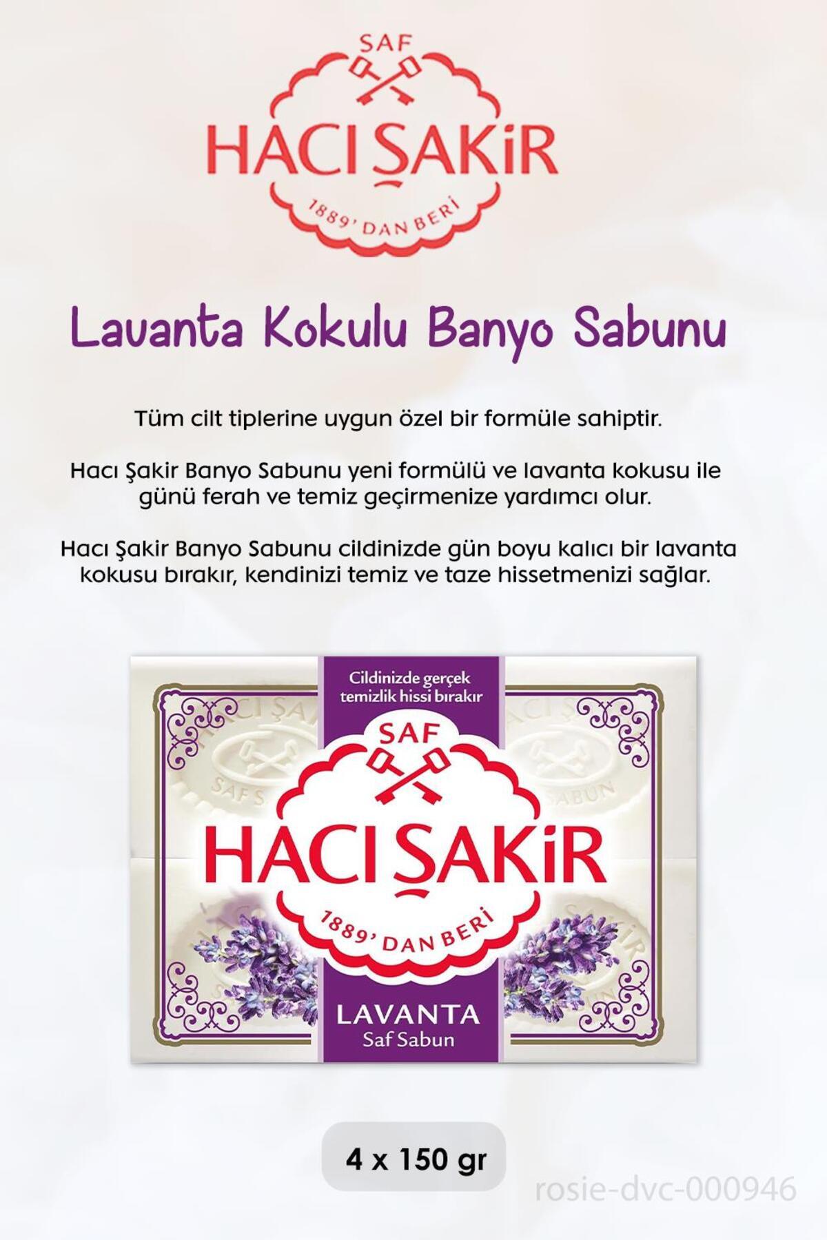 Hassasiyete Çözüm Diş Macunu 75 ml, H. Şakir Lavanta Kokulu Banyo Sabunu 4 x 150 gr ve ROSIE