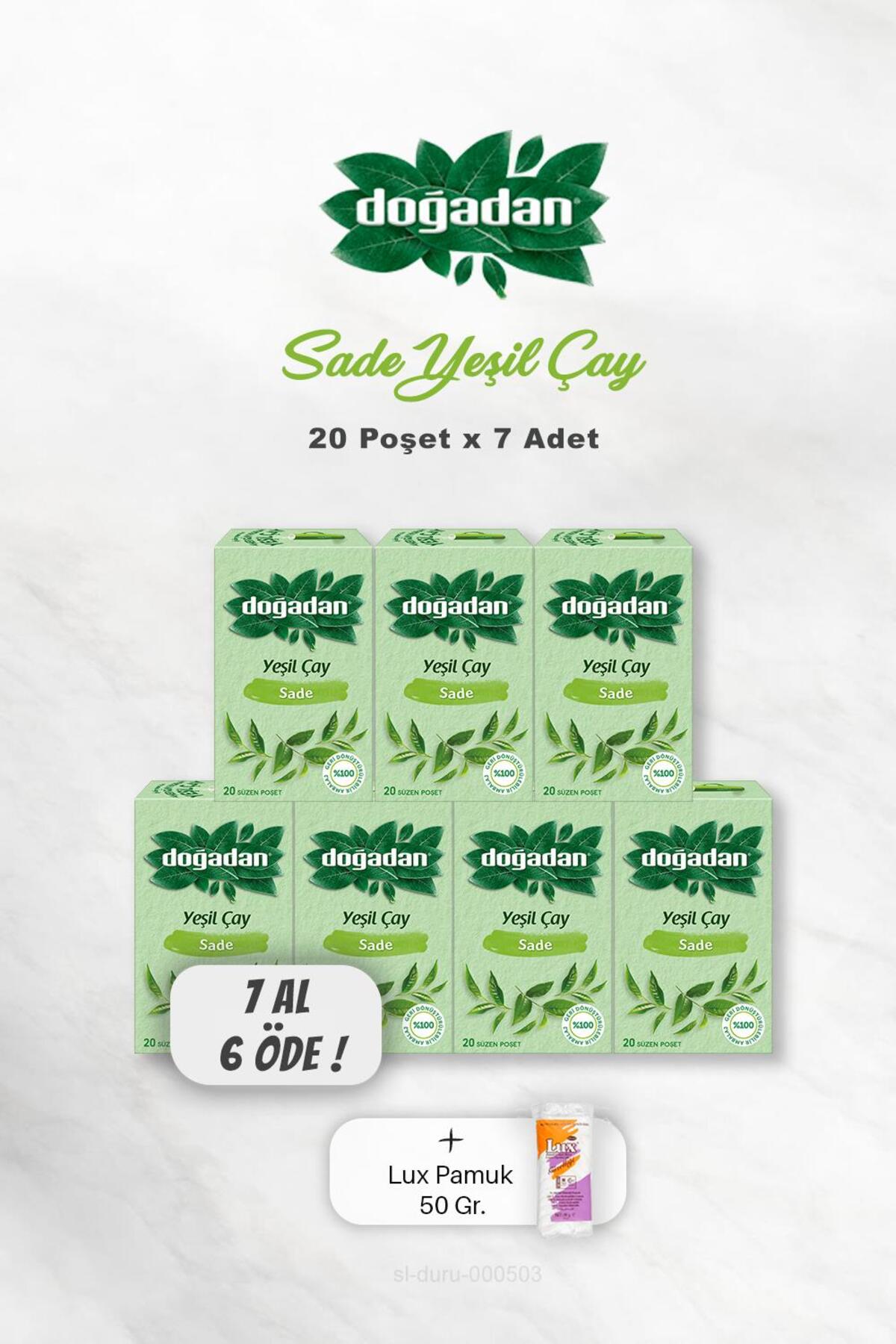 Yeşil Çay Sade 7 Al 6 Öde Ve Rosie Pamuk