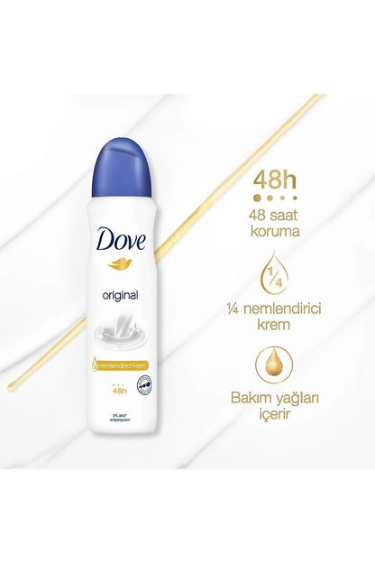 Kadın Sprey Deodorant Original 150 ml Kadın Roll On Deodorant Original 50 ml