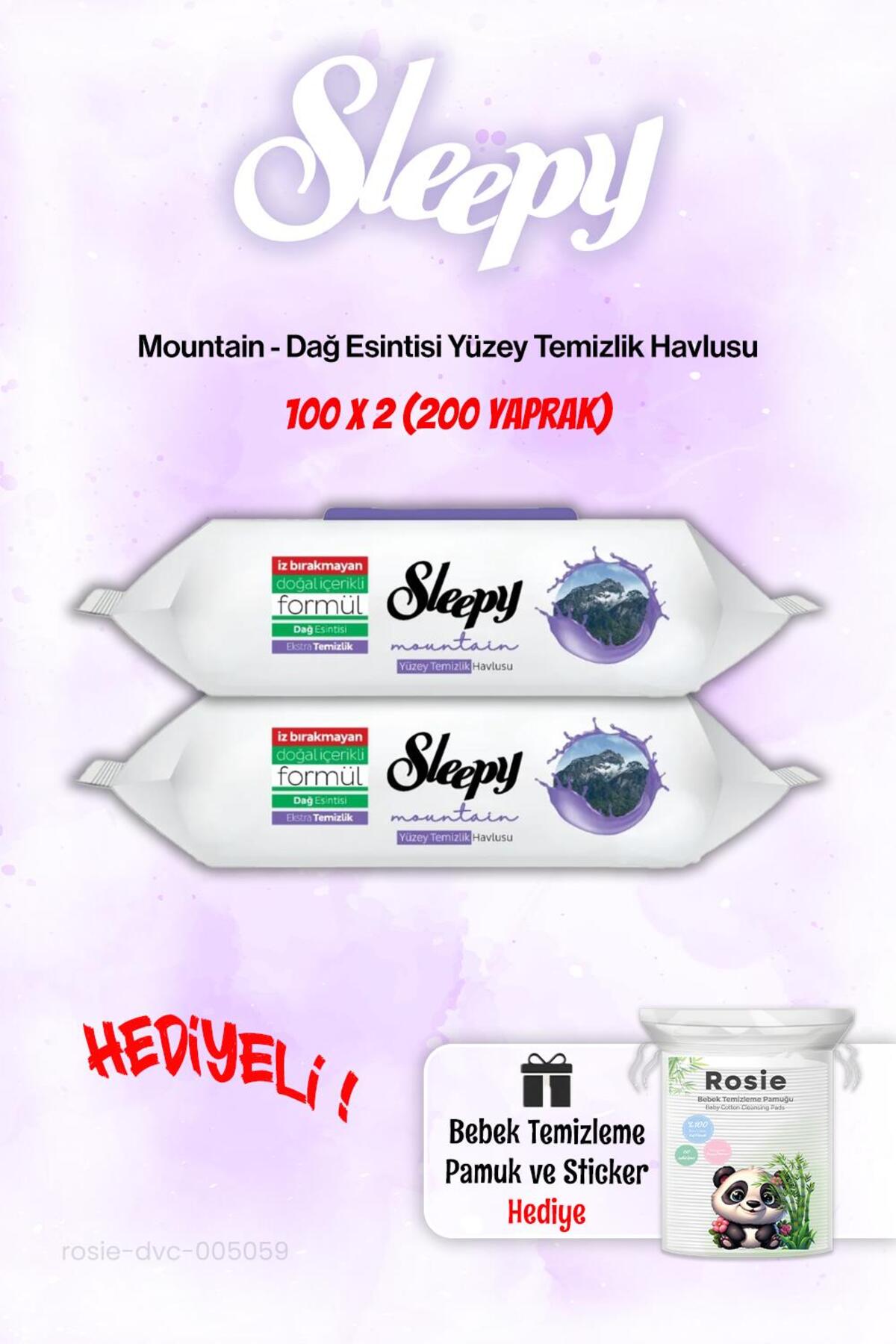 Mountain Dağ Esintisi Islak Havlusu 2'li ve ROSIE