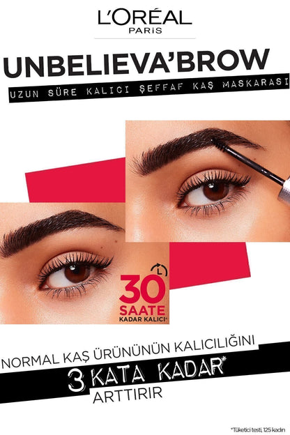 Unbelieva Brow Uzun Süre Kalıcı Şeffaf Kaş Maskarası