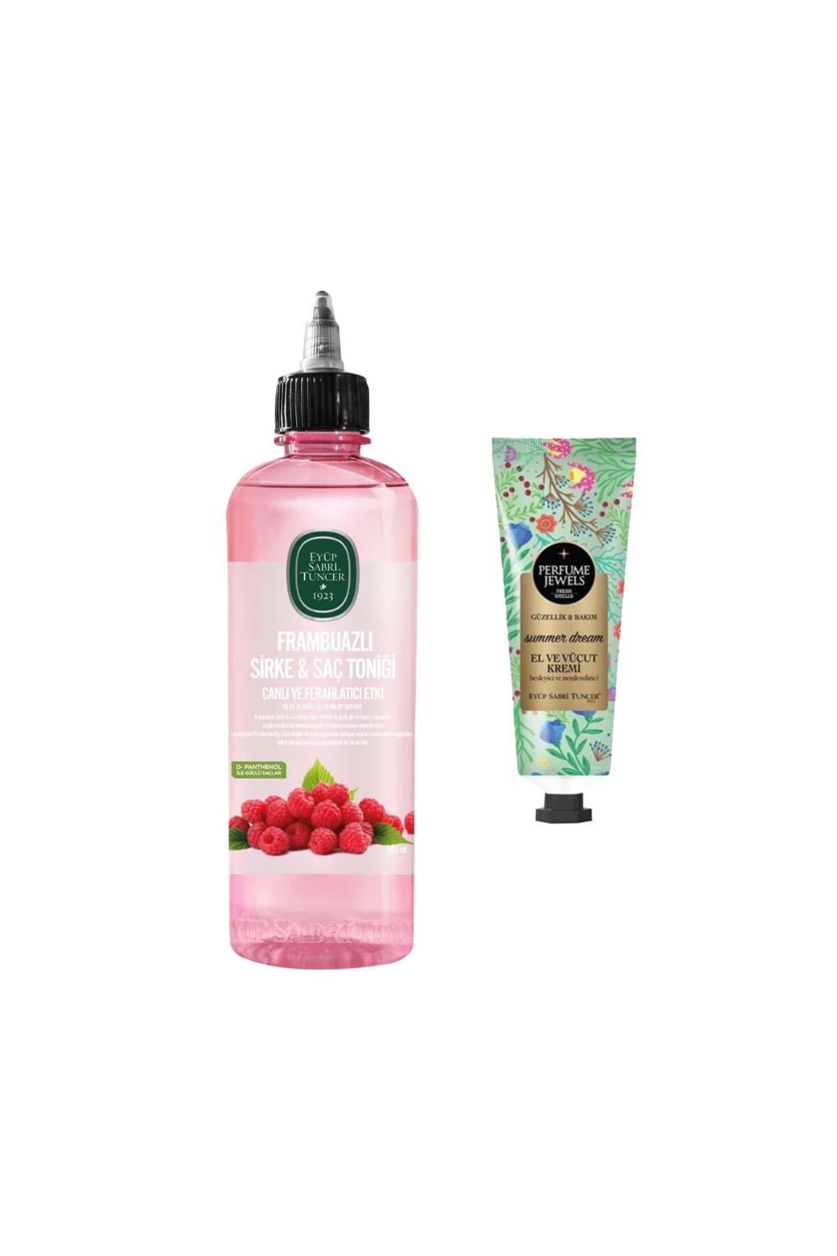 Frambuazlı Sirke & Saç Toniği 500 ml Ve Perfume Jewels Summer Dream El Kremi 50ML